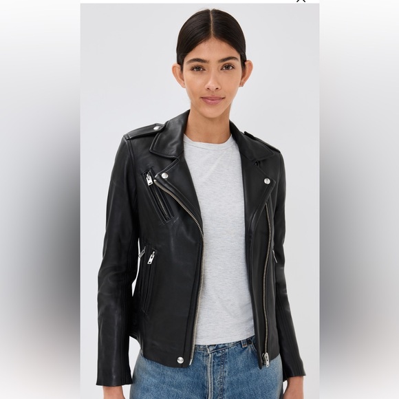 IRO | Han Leather Jacket, 36 - Picture 1 of 15